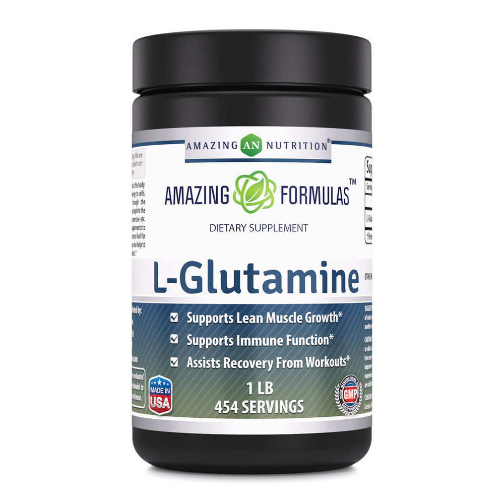 Amazing Nutrition Amazing Formulas L Glutamine Powder Supplement, 16 Oz